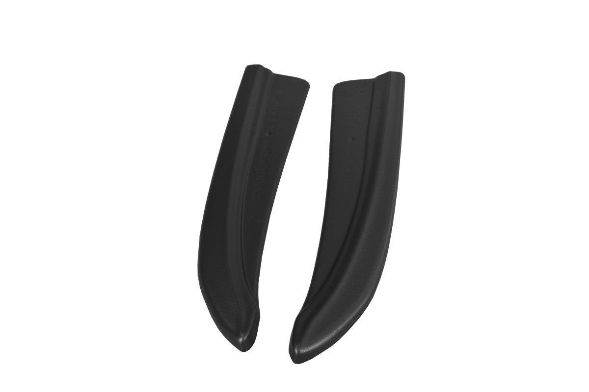 Heck Ansatz Flaps Diffusor für Mercedes CLS C219 55AMG schwarz matt