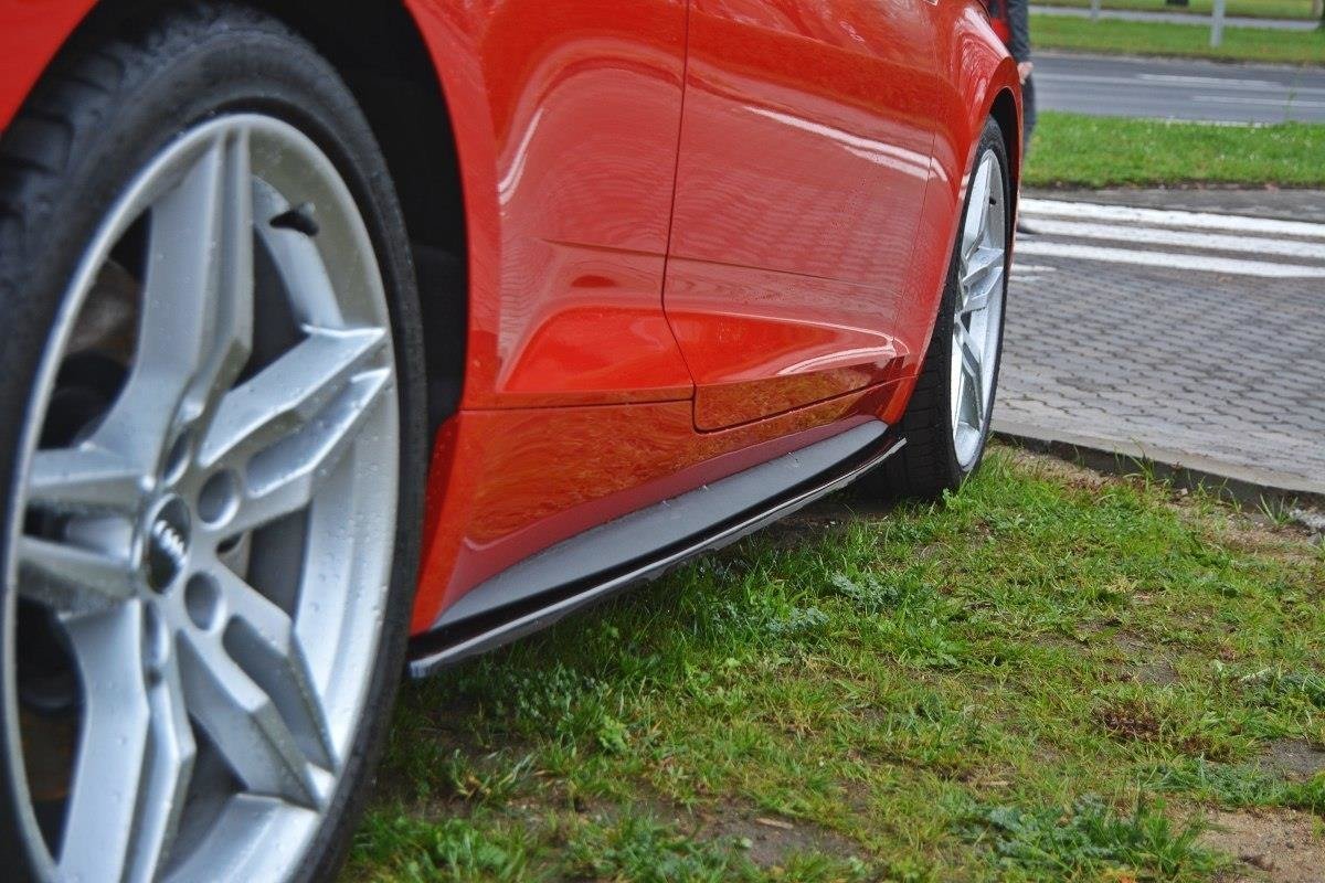 Seitenschweller Ansatz für Audi S5 / A5 S-Line F5 Coupe Carbon Look