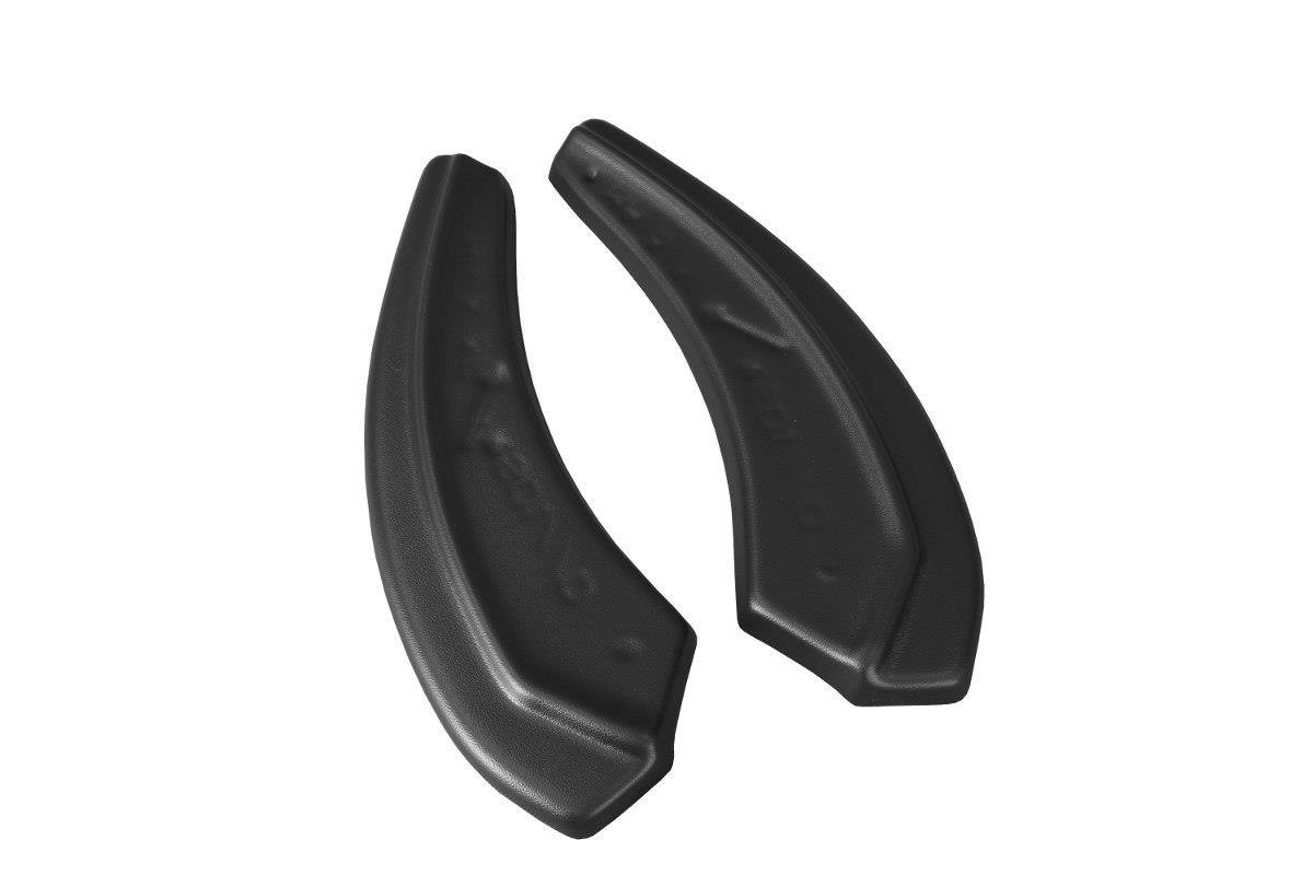 Heck Ansatz Flaps Diffusor für Mazda 3 BN (Mk3) Facelift schwarz Hochglanz