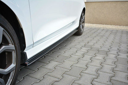Seitenschweller Ansatz für V.1 für Ford Fiesta Mk8 ST / ST-Line schwarz matt