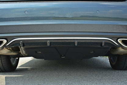 Diffusor Heck Ansatz für Mercedes E W212 schwarz Hochglanz
