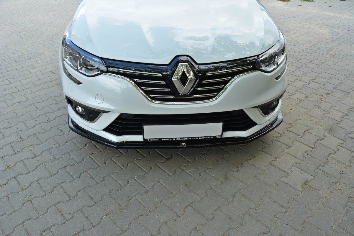 Front Ansatz V.1 für Renault Megane Mk4 Hatchback schwarz matt