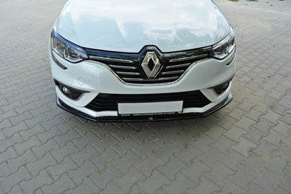 Front Ansatz V.1 für Renault Megane Mk4 Hatchback schwarz matt