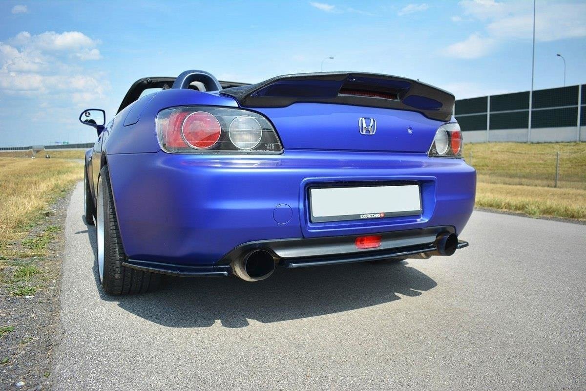 Mittlerer Diffusor Heck Ansatz für HONDA S2000 Carbon Look