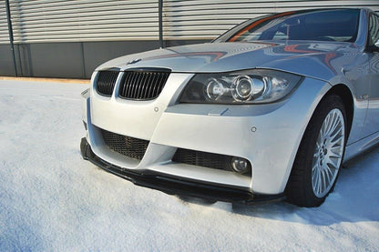 Front Ansatz V.1 für BMW 3er E90 M Paket schwarz matt