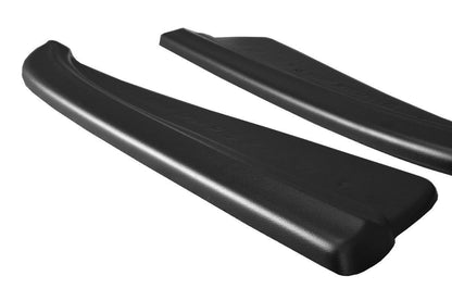Heck Ansatz Flaps Diffusor für Mercedes CLS C219 55AMG Carbon Look