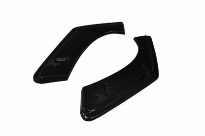 Heck Ansatz Flaps Diffusor für Honda Civic Mk9 Facelift Carbon Look