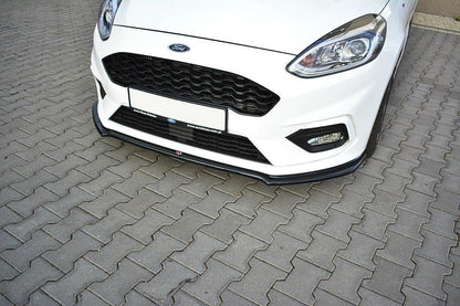 Front Ansatz V.1 für Ford Fiesta Mk8 ST / ST-Line schwarz Hochglanz