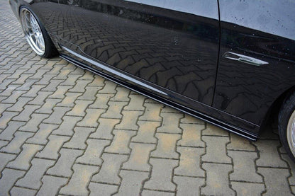 Seitenschweller Ansatz für BMW 3er E92 M Paket FACELIFT schwarz matt