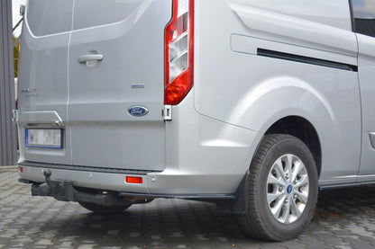 Heck Ansatz Flaps Diffusor für Ford Transit Custom Mk1 FL Carbon Look