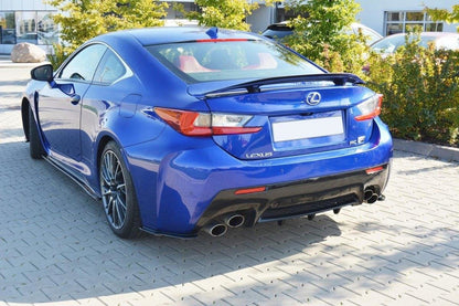 Seitenschweller Ansatz für Lexus RC F schwarz Hochglanz
