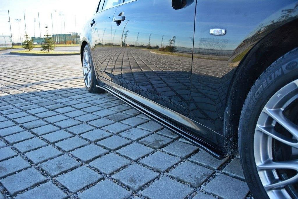 Seitenschweller Ansatz für Infiniti G37 Limousine Carbon Look