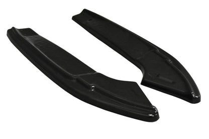 Heck Ansatz Flaps Diffusor für Audi A5 F5 S-Line schwarz Hochglanz