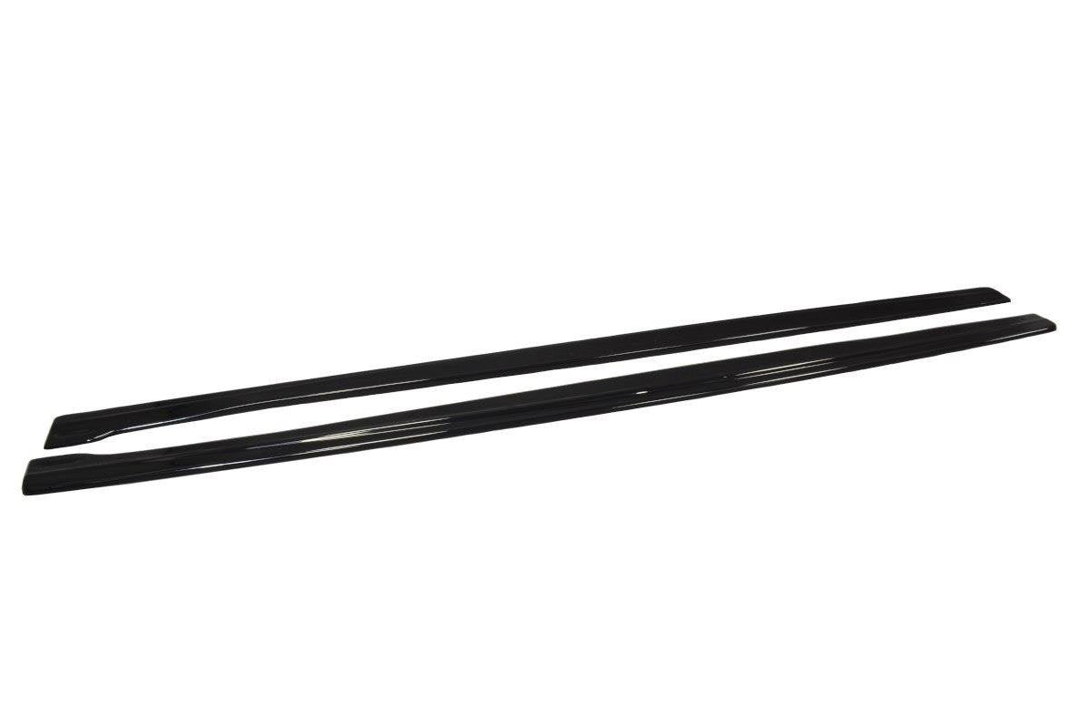 Seitenschweller Ansatz für Audi RS7 C7 FL schwarz matt