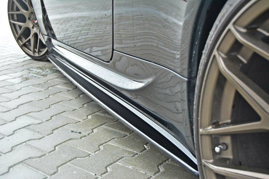 Seitenschweller Ansatz für BMW M6 E63 Carbon Look