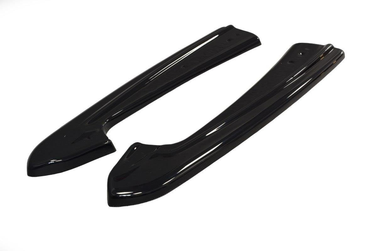 Heck Ansatz Flaps Diffusor für Audi RS7 C7 FL schwarz matt