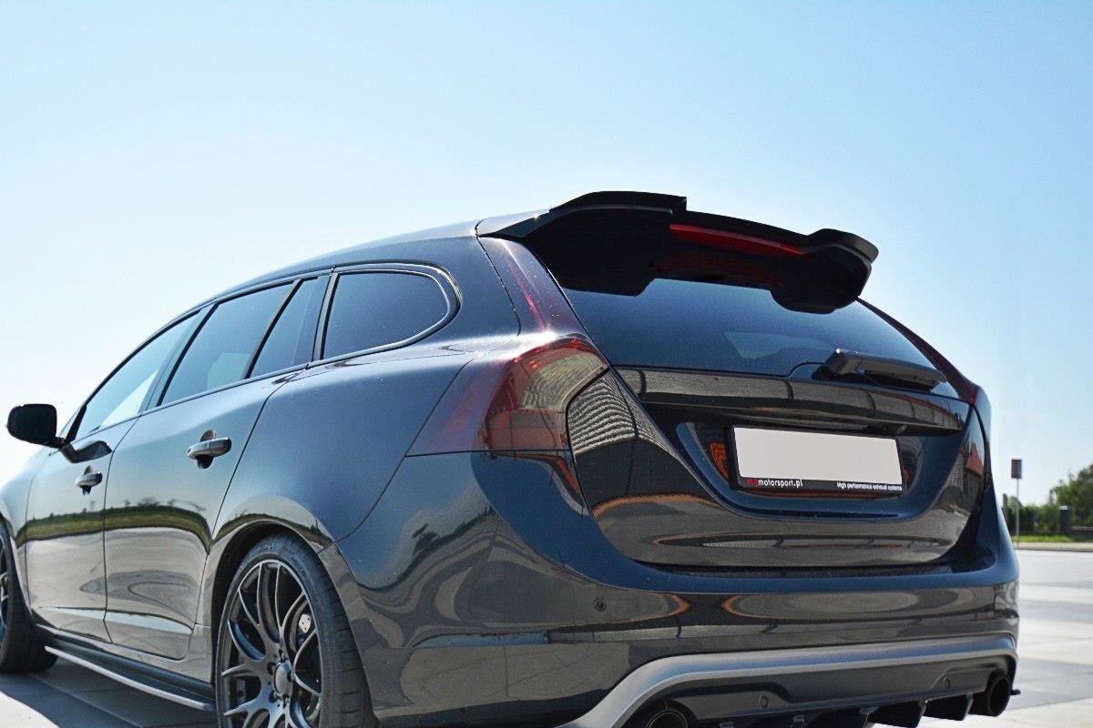 Spoiler CAP für Volvo V60 Polestar Facelift Carbon Look