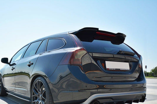 Spoiler CAP für Volvo V60 Polestar Facelift Carbon Look