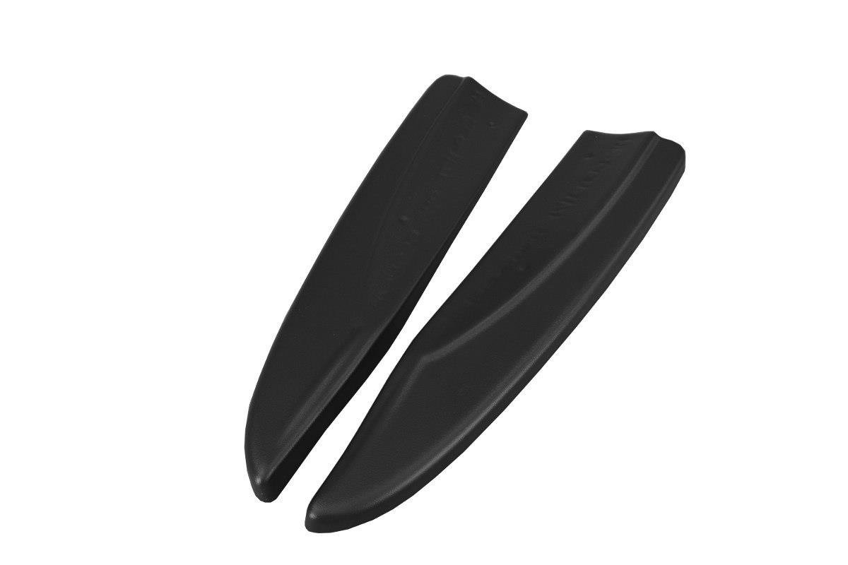 Heck Ansatz Flaps Diffusor für Mercedes CLA A45 AMG C117 Facelift schwarz matt