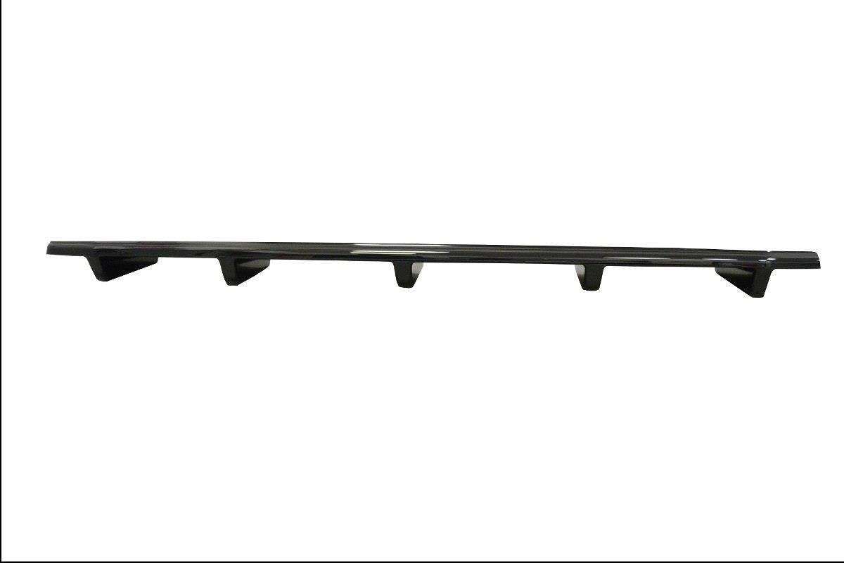 Mittlerer Diffusor Heck Ansatz für Audi A5 S-Line F5 Coupe / Sportback (mit einem vertikalen balken) schwarz matt