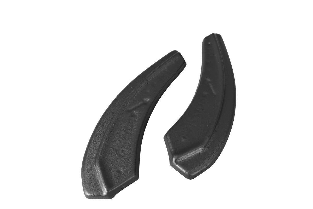 Heck Ansatz Flaps Diffusor für Mazda 3 BN (Mk3) Facelift schwarz matt