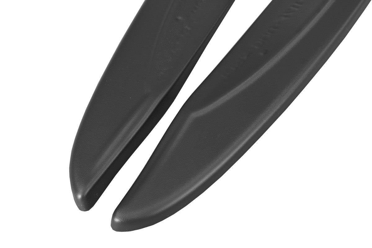 Heck Ansatz Flaps Diffusor für Mercedes CLA A45 AMG C117 Facelift schwarz matt