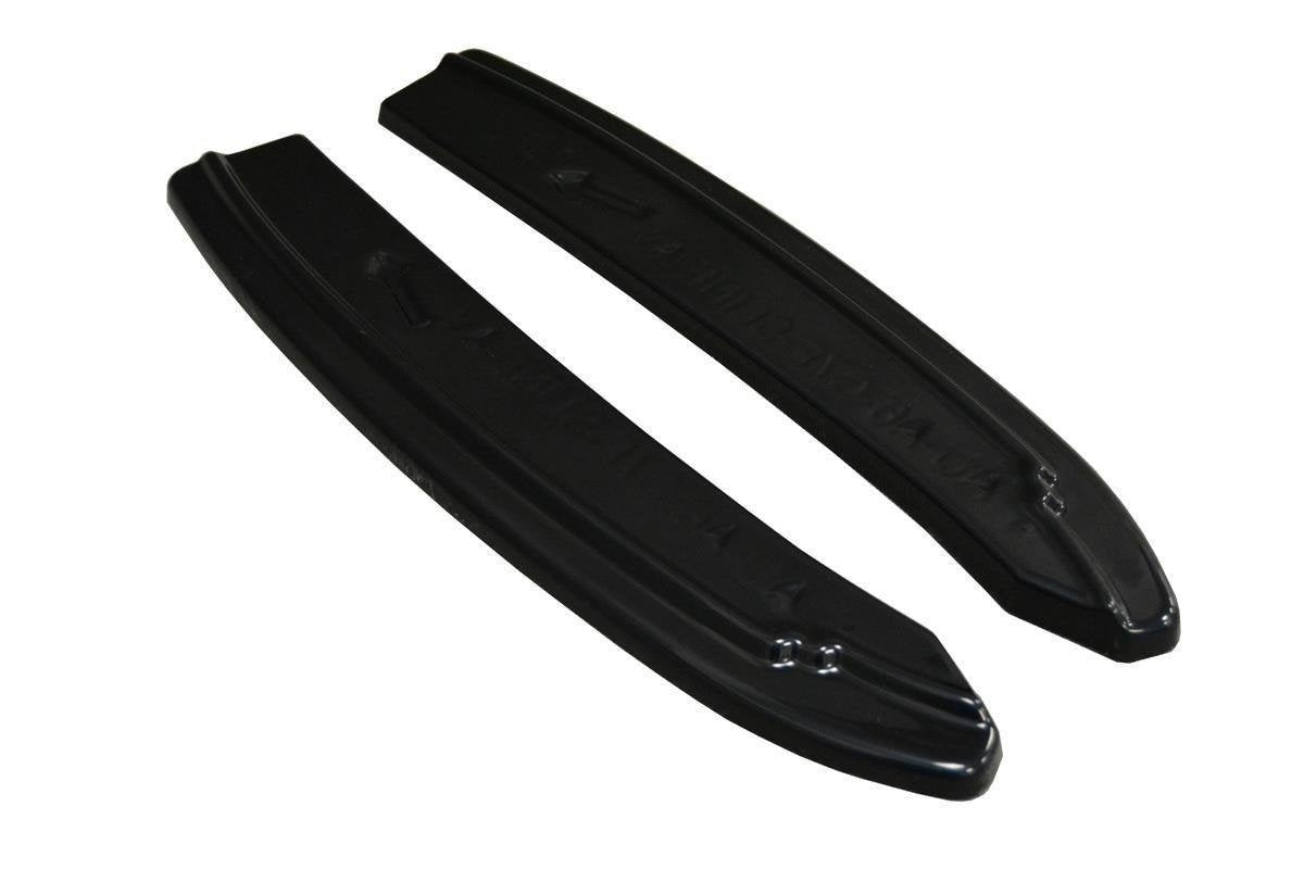 Heck Ansatz Flaps Diffusor für Audi S6 / A6 S-Line C7 FL Avant schwarz matt