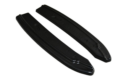 Heck Ansatz Flaps Diffusor für Audi A6 C7 Avant S-line/ S6 C7 Facelift schwarz Hochglanz