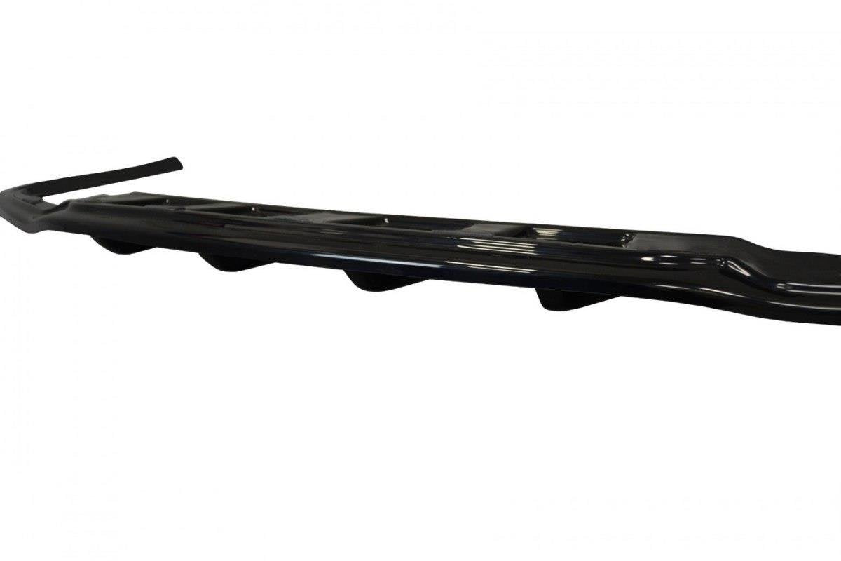 Mittlerer Diffusor Heck Ansatz für Lexus IS Mk3 H DTM LOOK schwarz matt