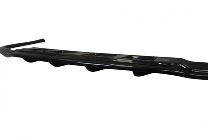 Mittlerer Diffusor Heck Ansatz für Lexus IS Mk3 H DTM LOOK schwarz matt