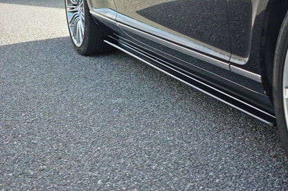 Seitenschweller Ansatz für BENTLEY CONTINENTAL GT schwarz matt