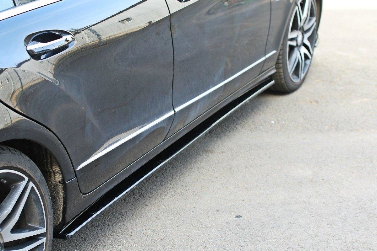 Seitenschweller Ansatz für Mercedes CLS C218 Carbon Look