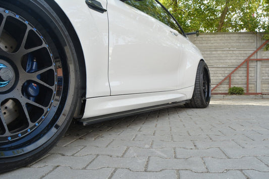 Seitenschweller Ansatz für BMW M2 F87 COUPÉ Carbon Look