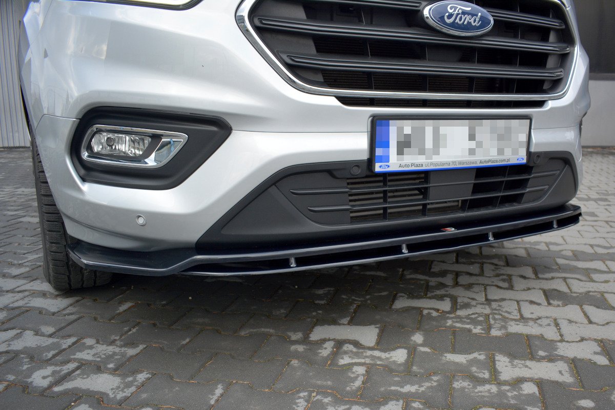 Front Ansatz für Ford Transit Custom Mk.1 FL Carbon Look