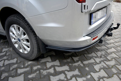 Heck Ansatz Flaps Diffusor für Ford Transit Custom Mk1 FL Carbon Look