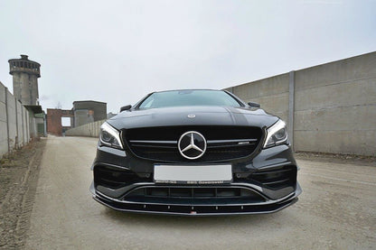 Front Ansatz V.1 für Mercedes CLA A45 AMG C117 Facelift Carbon Look