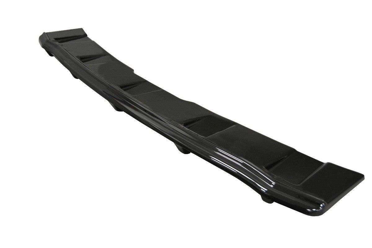 Mittlerer Diffusor Heck Ansatz für Audi A5 S-Line F5 Coupe / Sportback (mit einem vertikalen balken) schwarz matt
