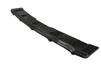 Mittlerer Diffusor Heck Ansatz für Audi A5 S-Line F5 Coupe / Sportback (mit einem vertikalen balken) schwarz matt