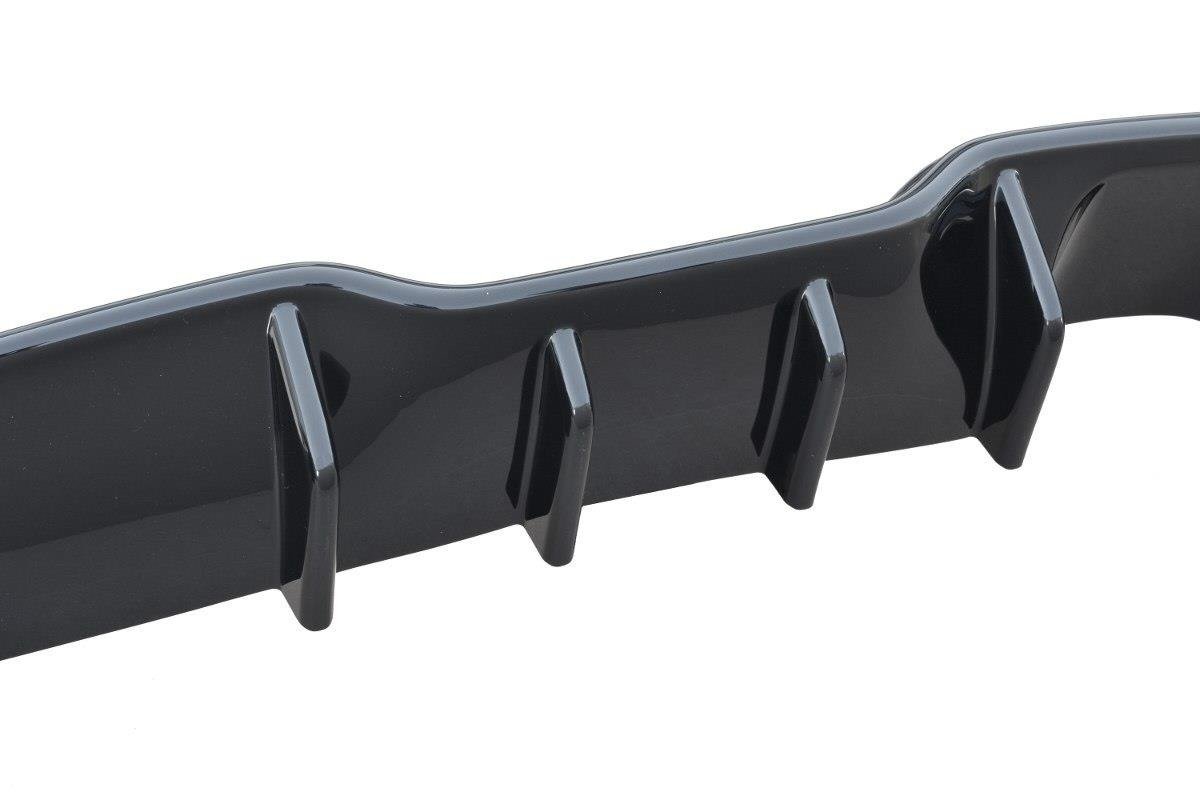 Diffusor Heck Ansatz für Ford Fiesta Mk7 ST Facelift Carbon Look
