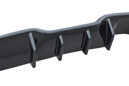 Diffusor Heck Ansatz für Ford Fiesta Mk7 ST Facelift Carbon Look
