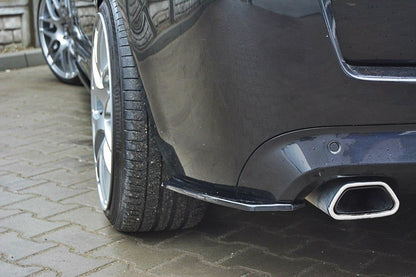 Heck Ansatz Flaps Diffusor für OPEL ZAFIRA B OPC / VXR schwarz matt
