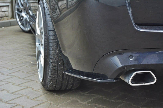 Heck Ansatz Flaps Diffusor für OPEL ZAFIRA B OPC / VXR schwarz matt