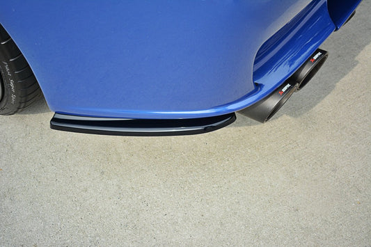 Heck Ansatz Flaps Diffusor für ALFA ROMEO 156 GTA SW schwarz Hochglanz