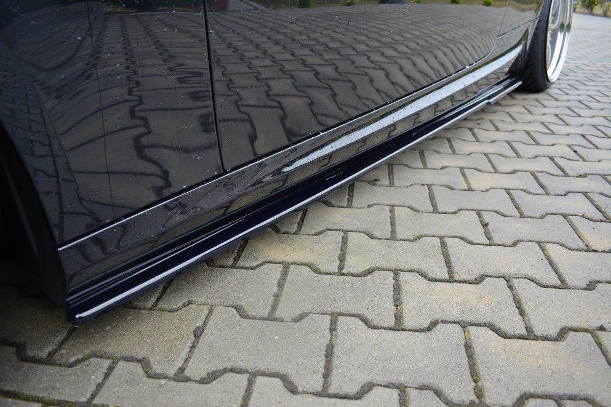 Seitenschweller Ansatz für BMW 3er E92 M Paket FACELIFT Carbon Look