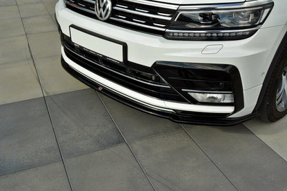 Front Ansatz für Vw Tiguan Mk2 R-Line Carbon Look