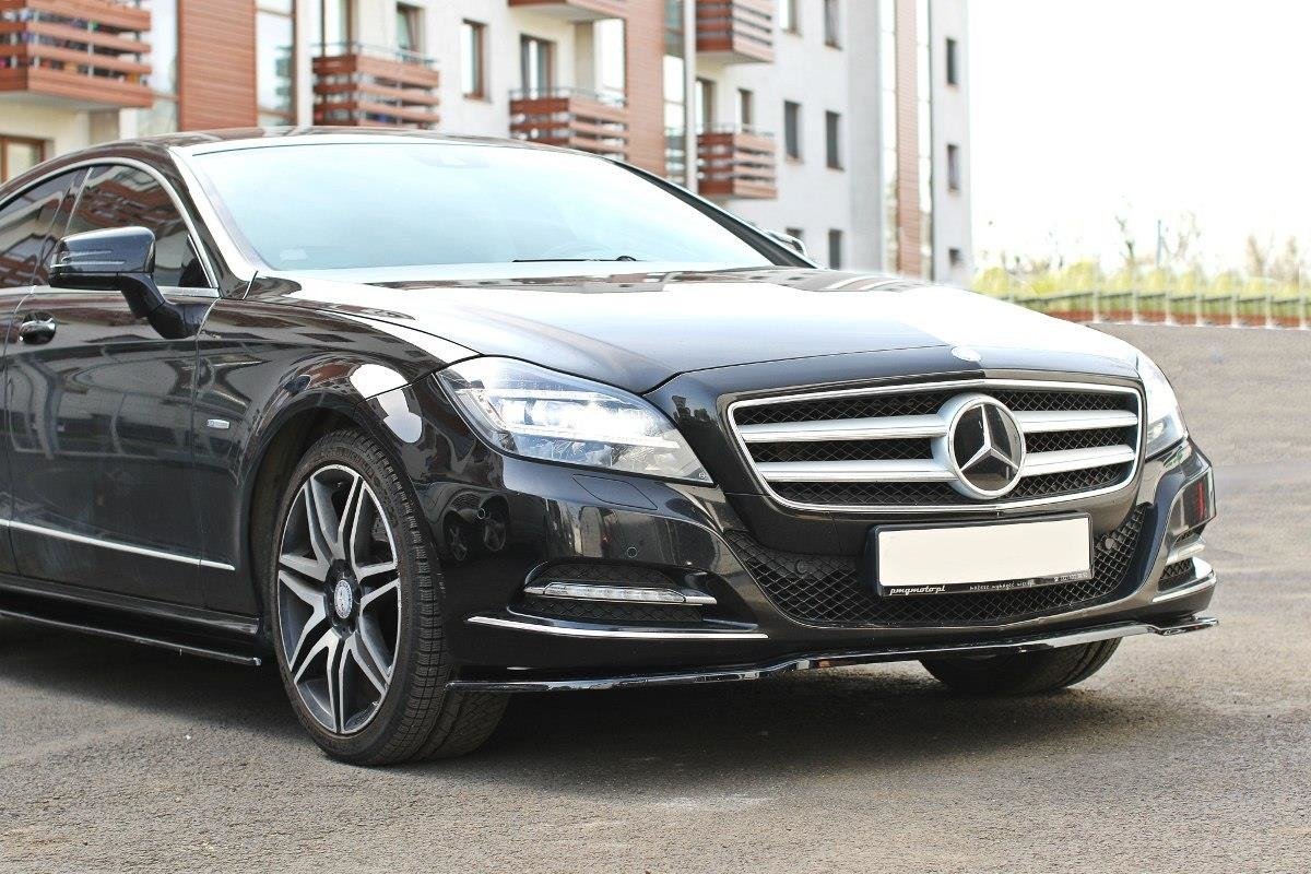 Front Ansatz V.1 für Mercedes CLS C218 schwarz matt