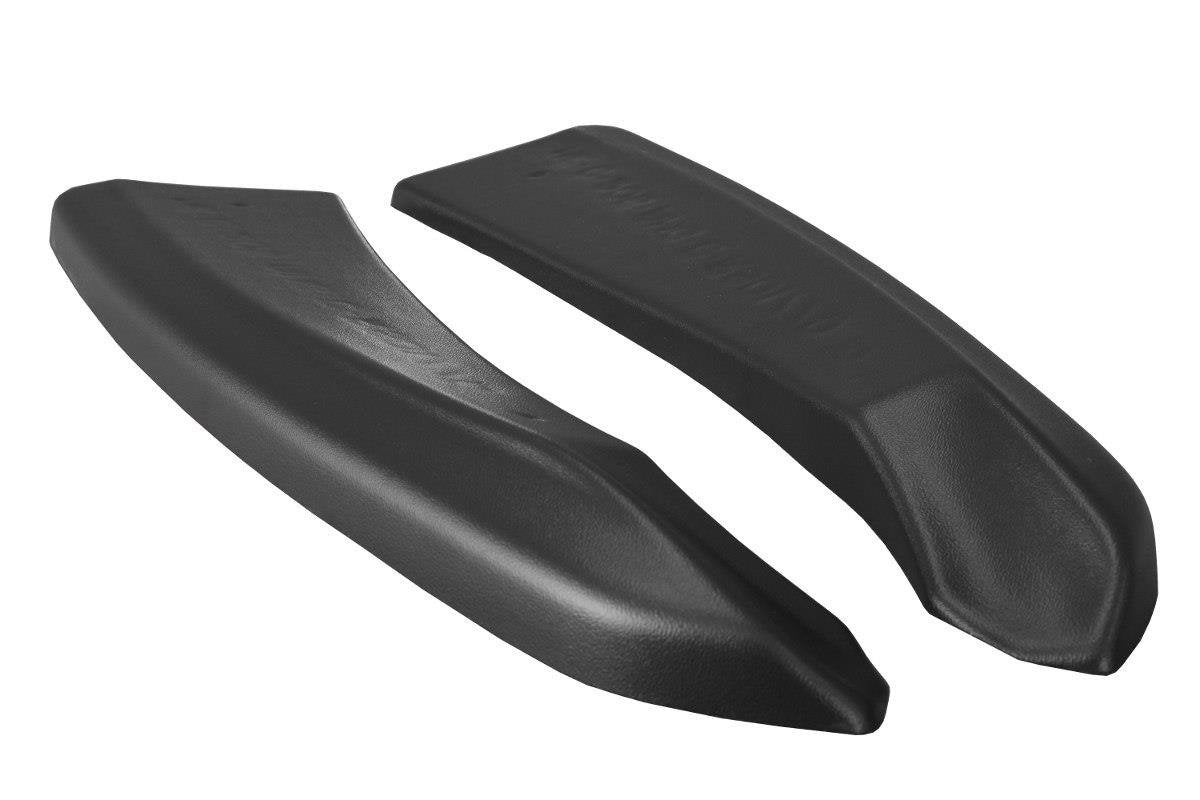 Heck Ansatz Flaps Diffusor für Mercedes C-Klasse C205 63 AMG Coupe schwarz matt