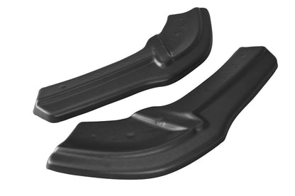 Heck Ansatz Flaps Diffusor für Mercedes A W176 AMG Facelift schwarz matt