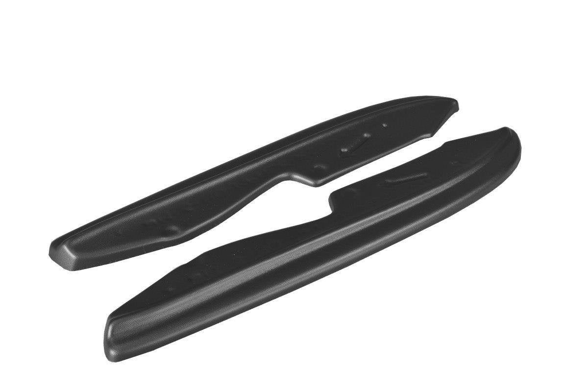 Heck Ansatz Flaps Diffusor für BMW 3er E90 M Paket schwarz matt