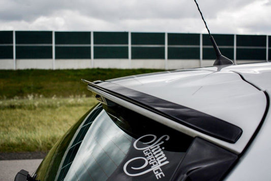 Spoiler CAP für Renault Clio Mk4 schwarz matt